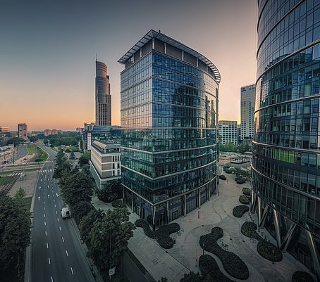Warsaw-Spire-Building-B von außen 